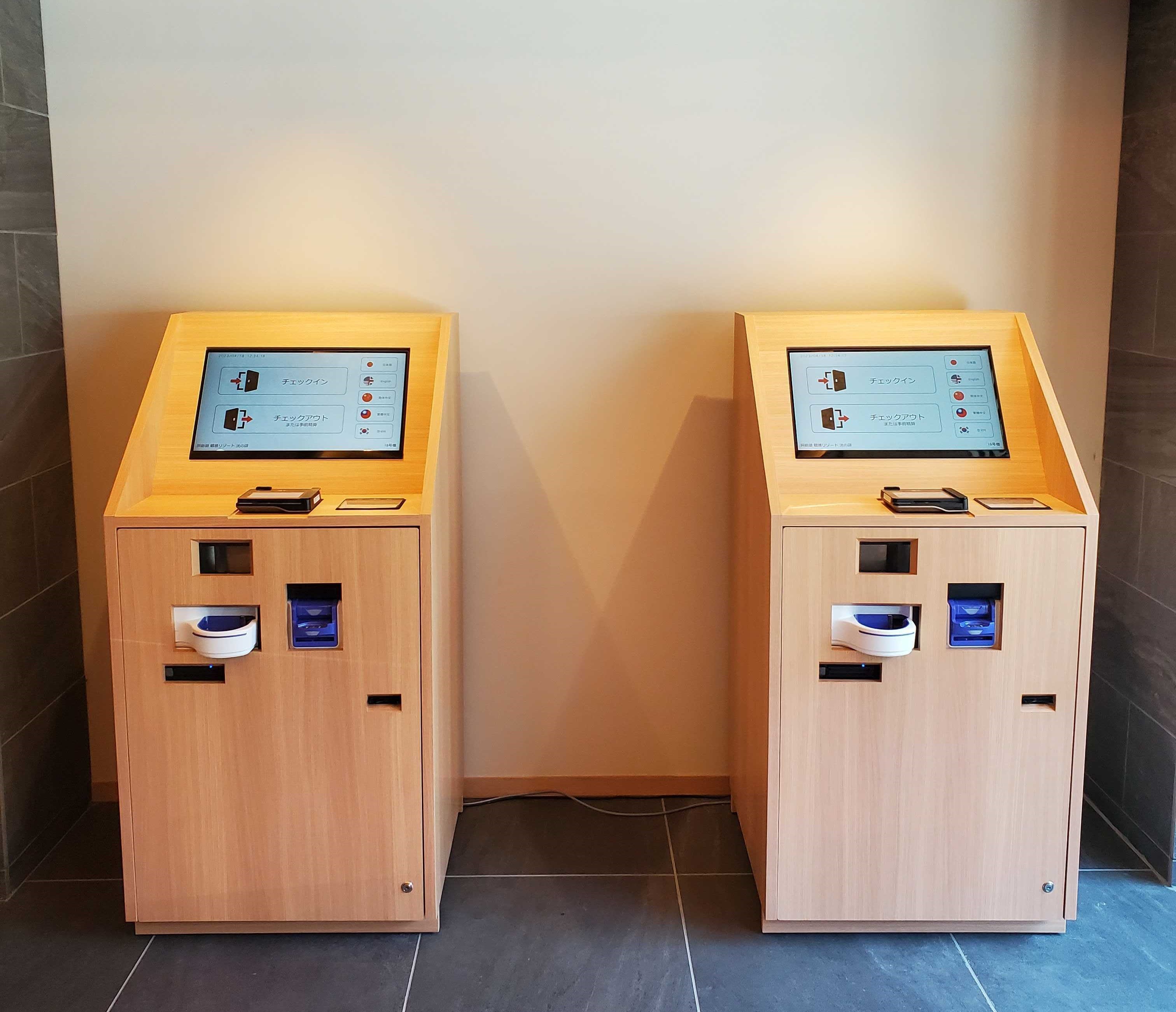 セルフチェックイン精算機Finexitの導入イメージ